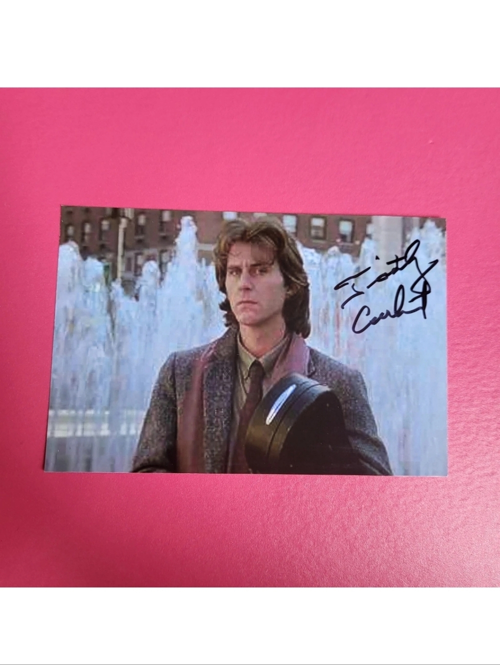 Timothy Carhart Ghostbusters Horror Hand Signed 4x6 Autograph